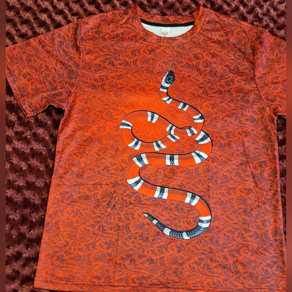 MEN SNAKE T SHIRT - Picture 3 of 11